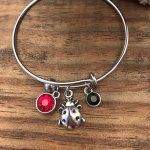 Lady Bug Charm Bracelet